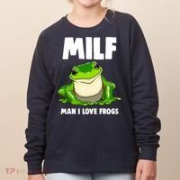 Funny Man I Love Frogs Tee Shirts Frog Love Women's Sweatshirt thumb 0