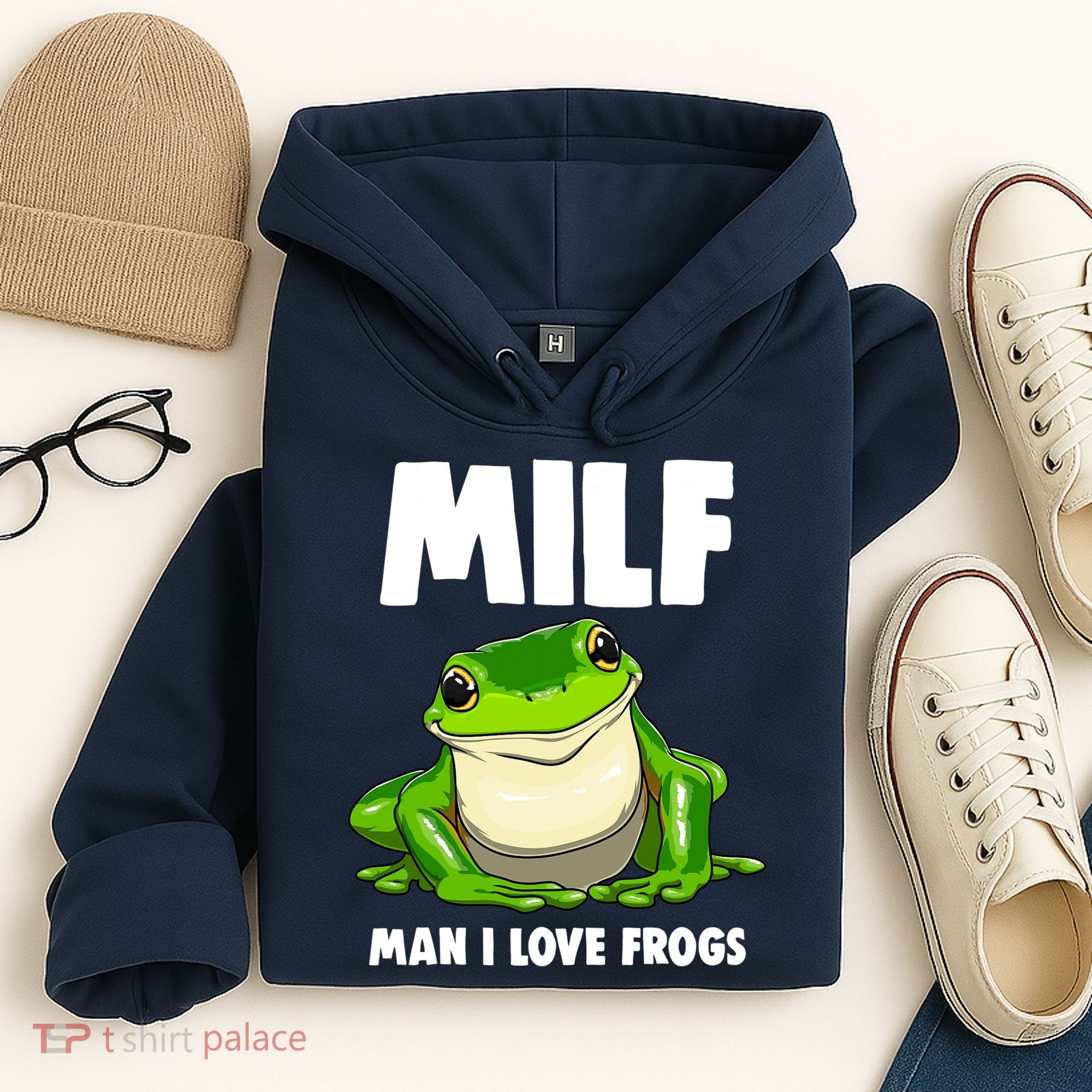 Funny Man I Love Frogs Tee Shirts Frog Love Hoodie