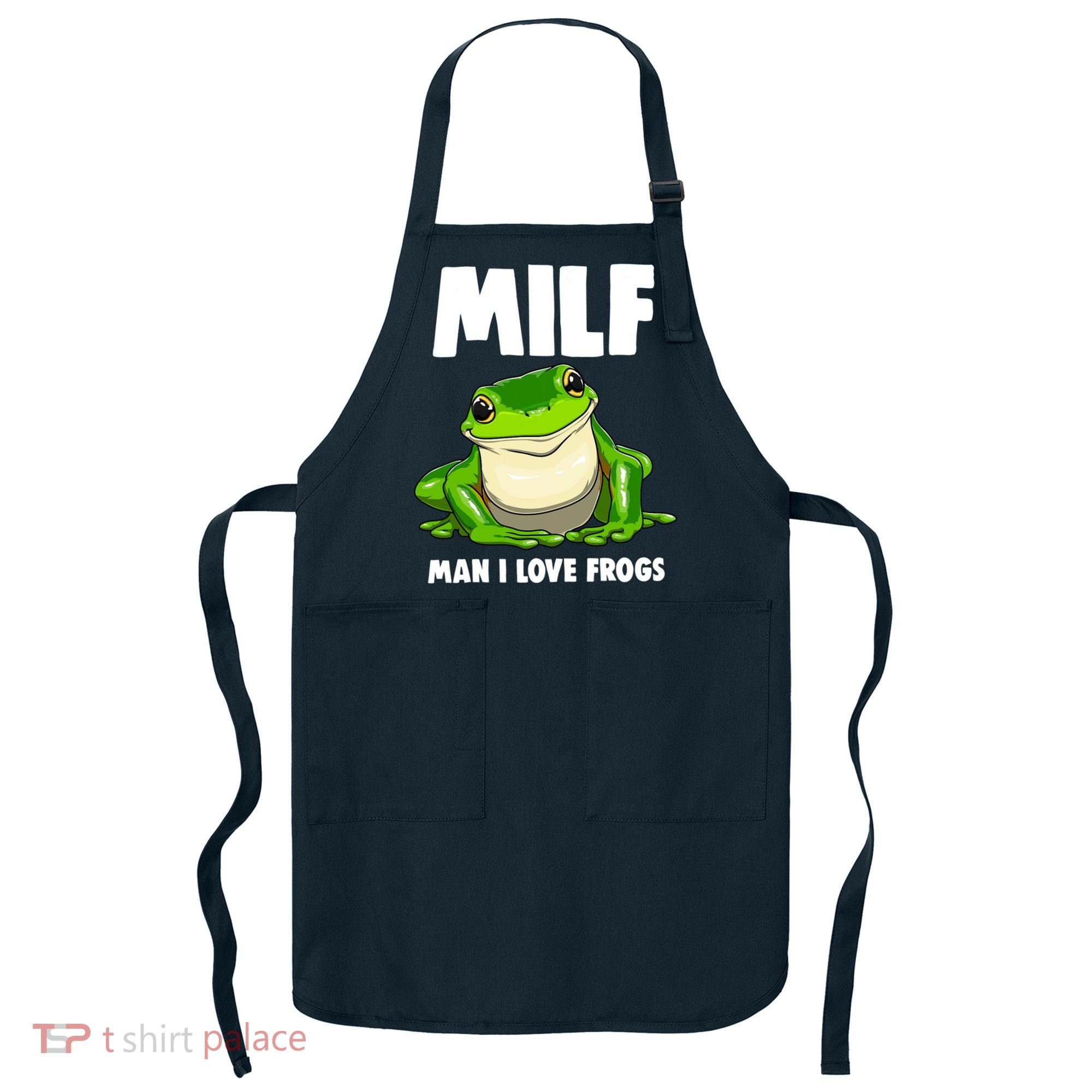 Funny Man I Love Frogs Tee Shirts Frog Love Apron