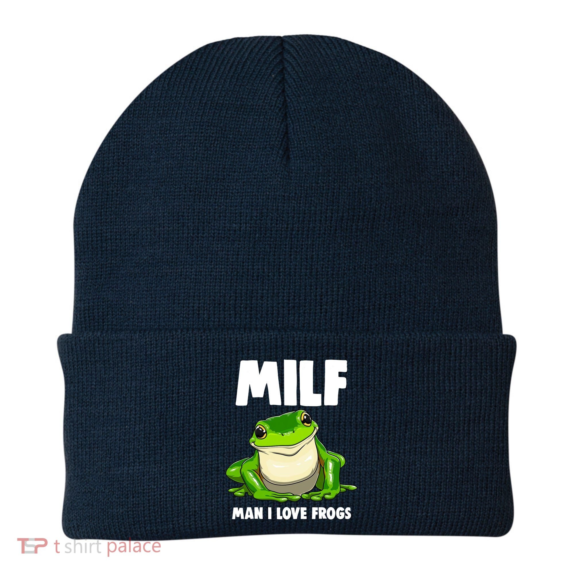 Funny Man I Love Frogs Tee Shirts Frog Love Beanie