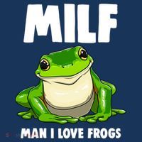 Funny Man I Love Frogs Tee Shirts Frog Love Women's Hoodie thumb 2
