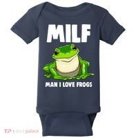 Funny Man I Love Frogs Tee Shirts Frog Love Baby Bodysuit thumb 0