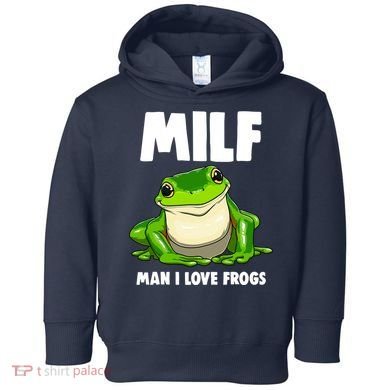 Funny Man I Love Frogs Tee Shirts Frog Love Toddler Hoodie