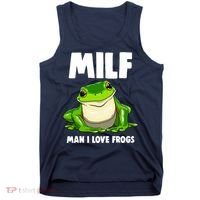 Funny Man I Love Frogs Tee Shirts Frog Love Tank Top thumb 0