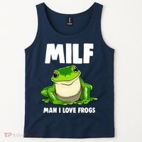 Funny Man I Love Frogs Tee Shirts Frog Love Tank Top thumb 2