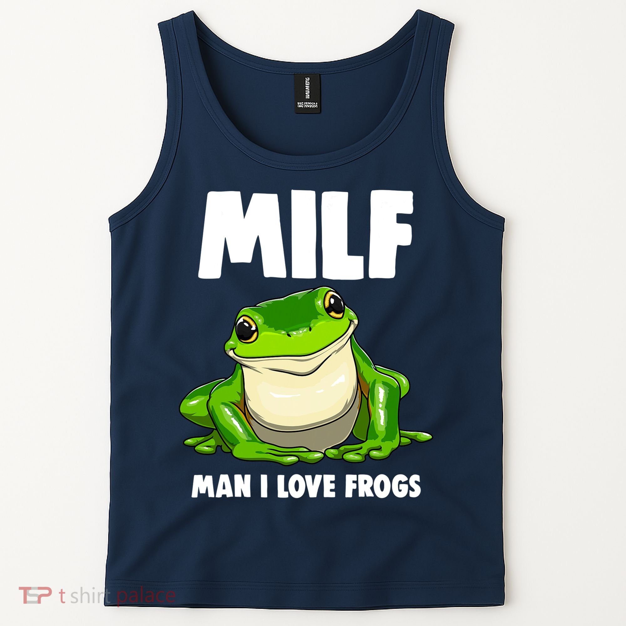 Funny Man I Love Frogs Tee Shirts Frog Love Tank Top