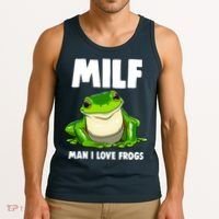 Funny Man I Love Frogs Tee Shirts Frog Love Tank Top thumb 3