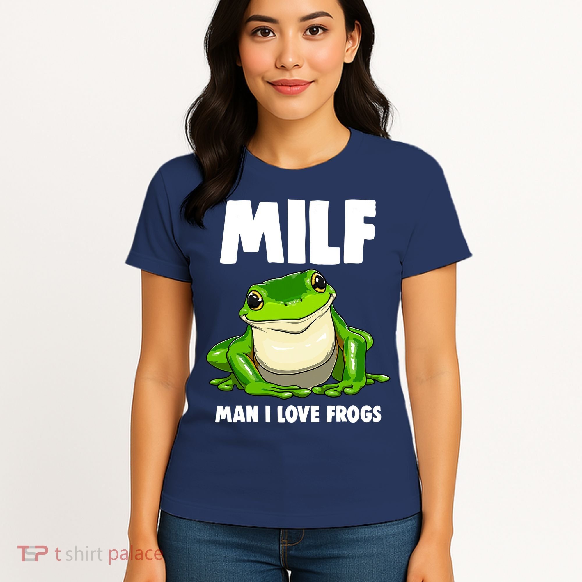 Funny Man I Love Frogs Tee Shirts Frog Love Women's T-Shirt