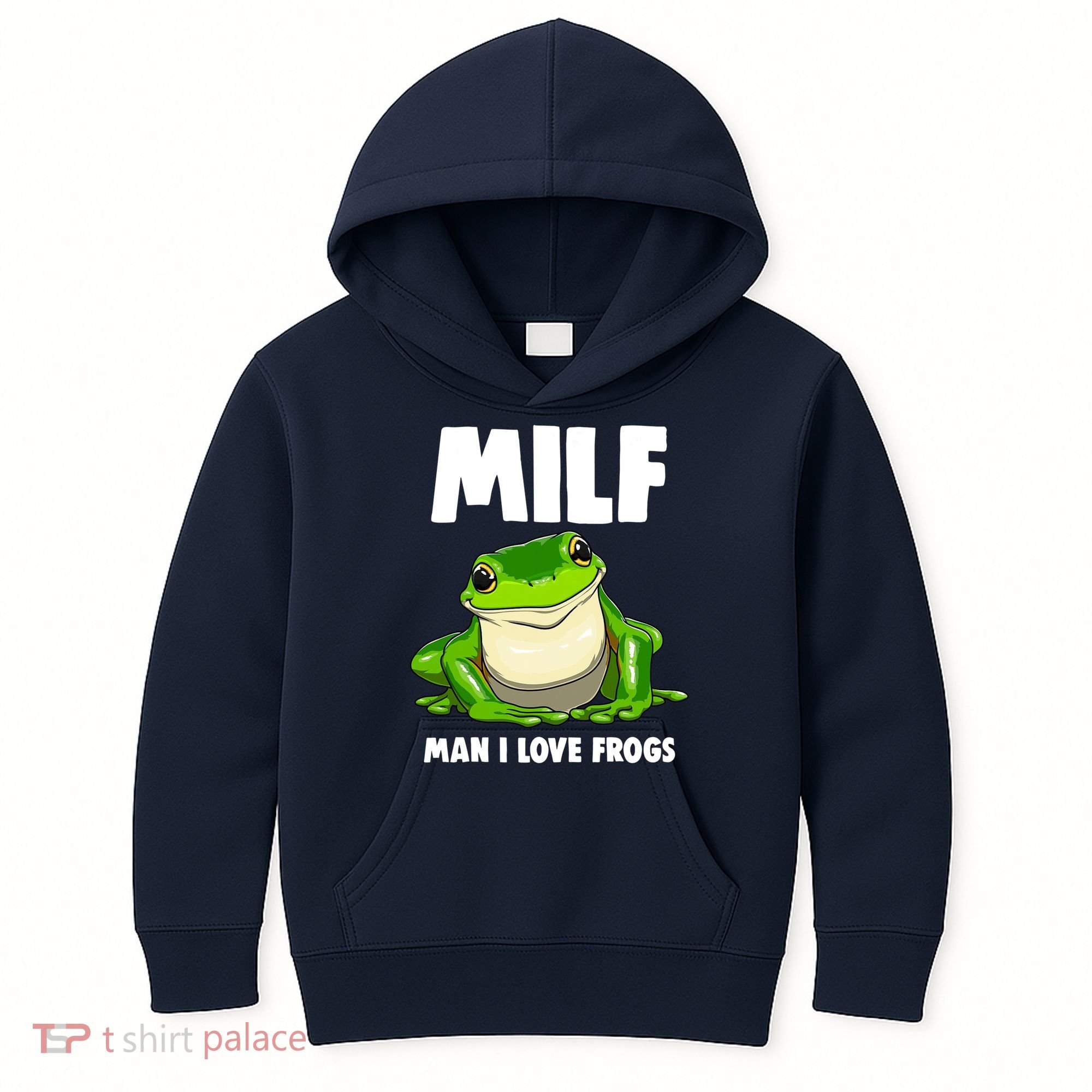 Funny Man I Love Frogs Tee Shirts Frog Love Kids Hoodie