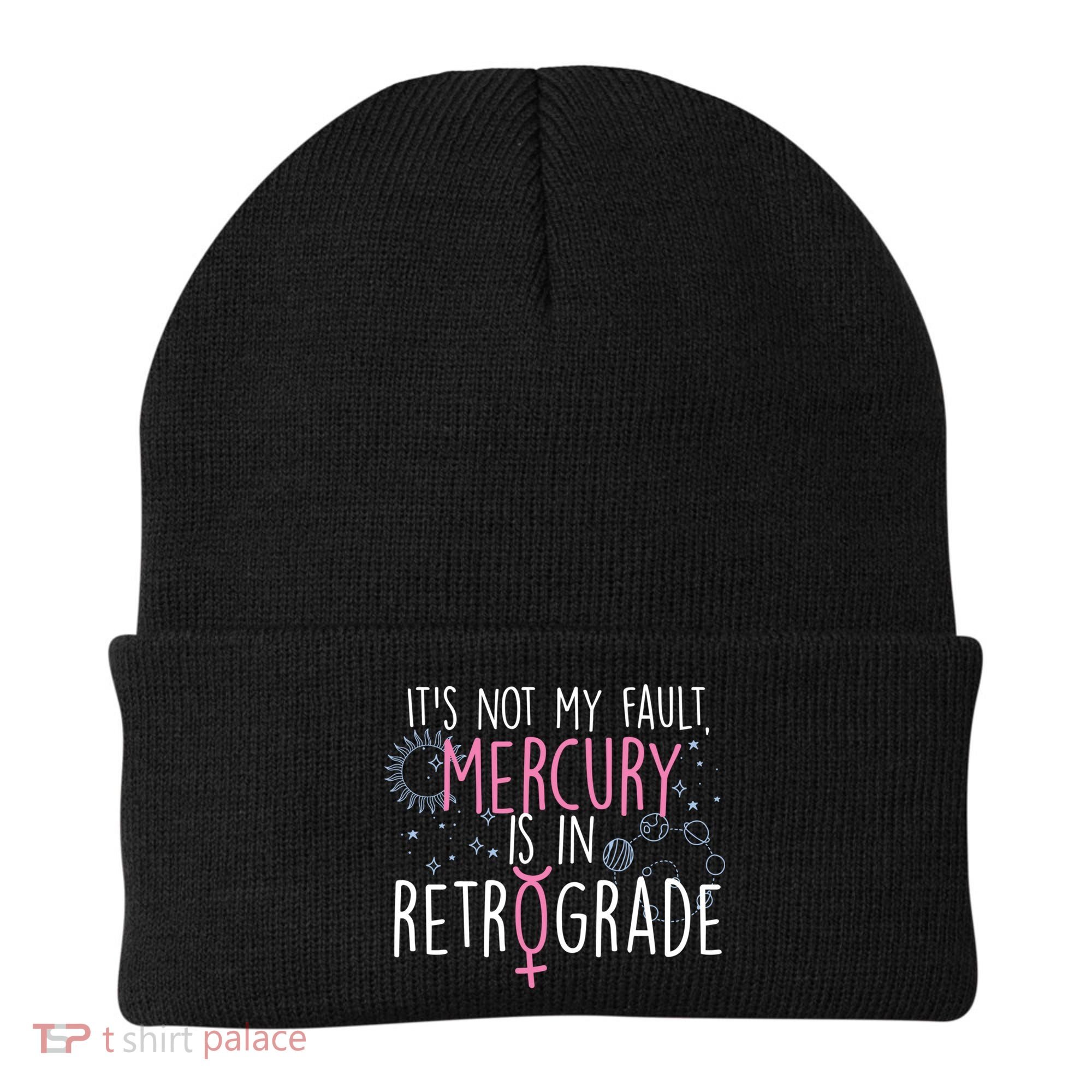 Funny Mercury In Retrograde Astrology Cute Gift Beanie