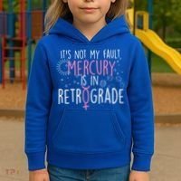Funny Mercury In Retrograde Astrology Cute Gift Kids Hoodie thumb 3