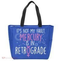 Funny Mercury In Retrograde Astrology Cute Gift Tote Bag thumb 0