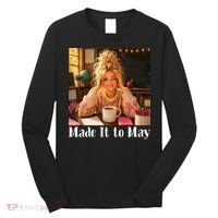 Funny Made It To May Teacher Last Day Of School Long Sleeve Shirt thumb 0
