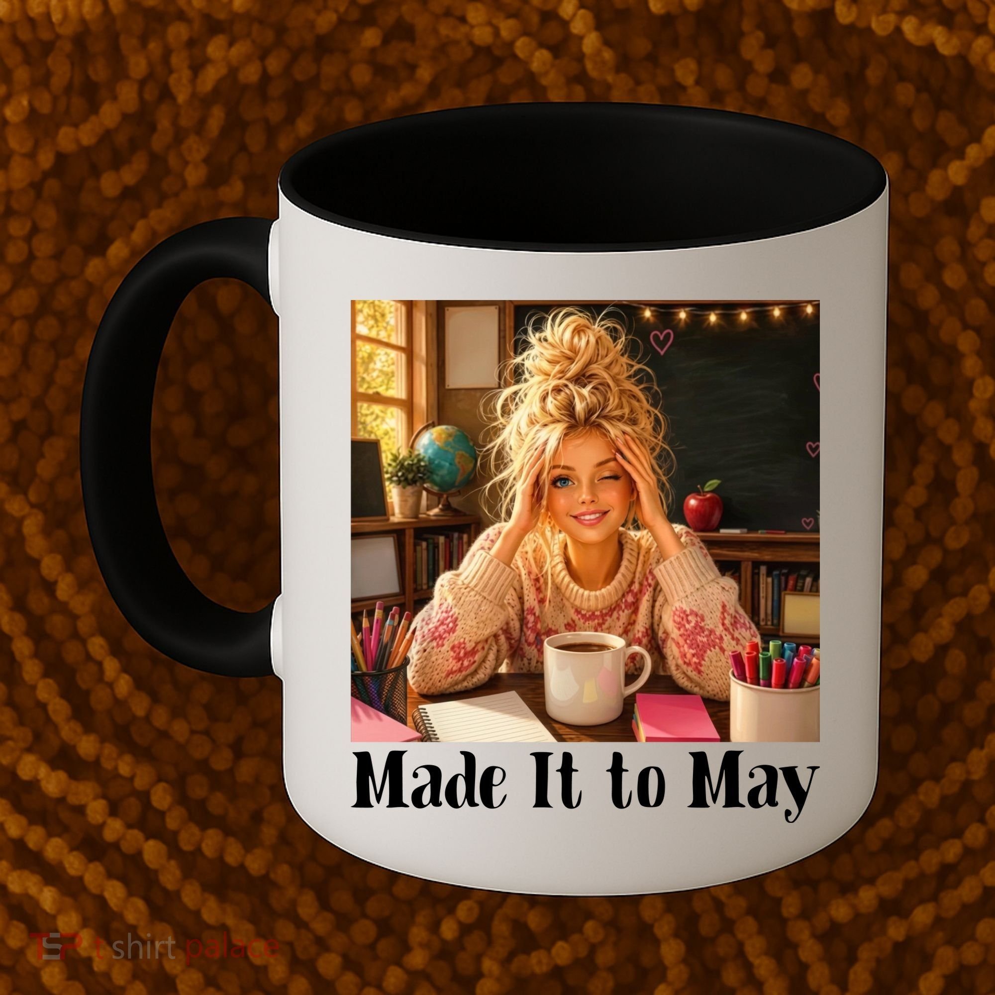 Funny Made It To May Teacher Last Day Of School Coffee Mug