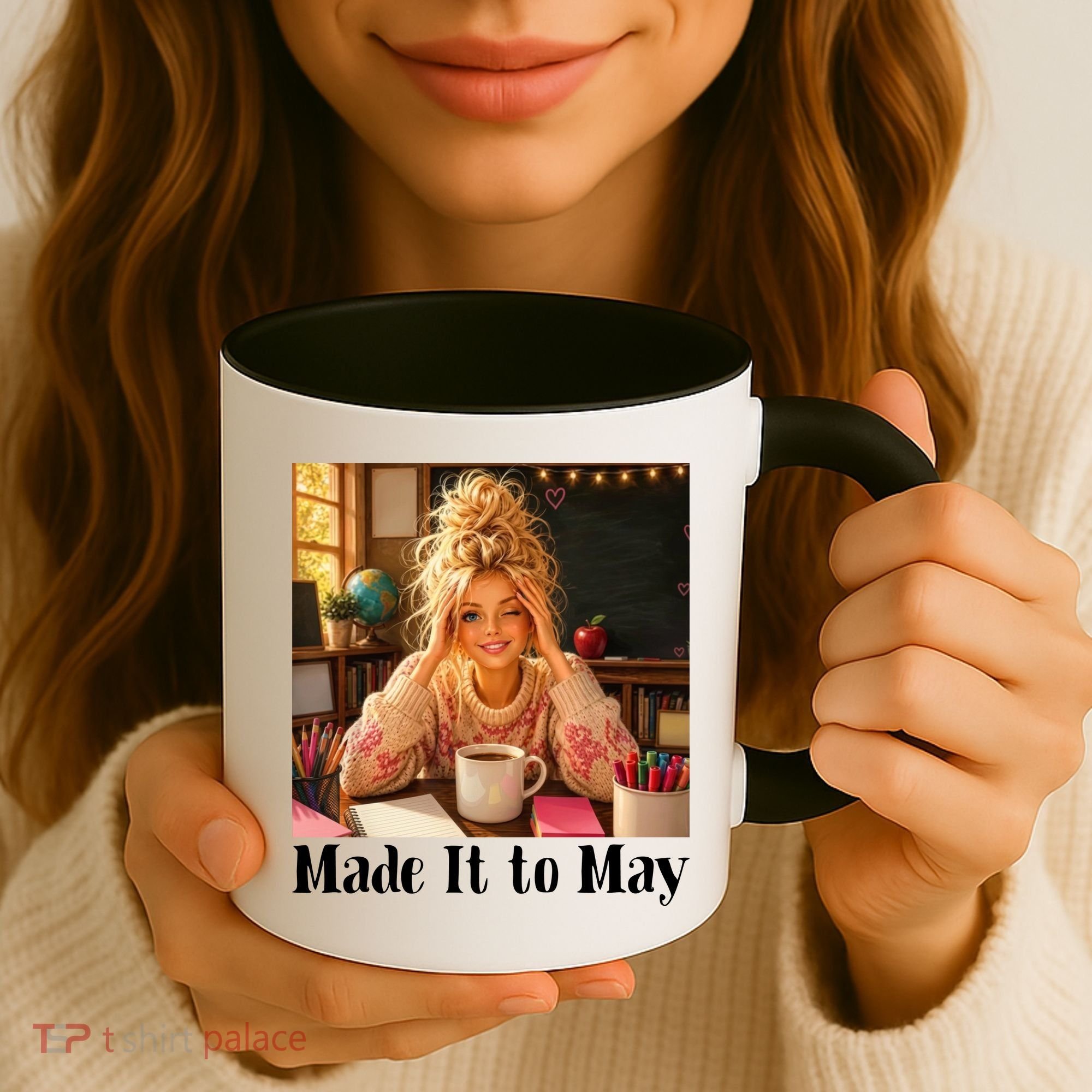 Funny Made It To May Teacher Last Day Of School Coffee Mug