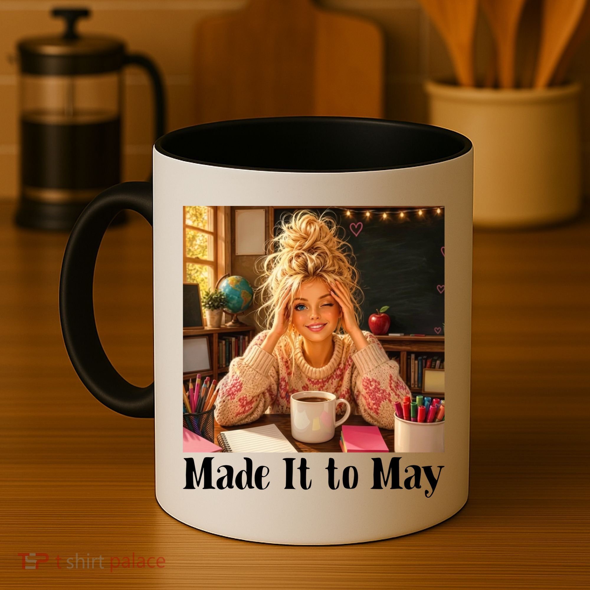Funny Made It To May Teacher Last Day Of School Coffee Mug