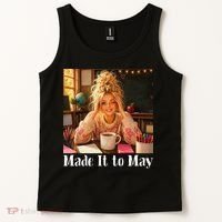 Funny Made It To May Teacher Last Day Of School Tank Top thumb 2