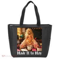 Funny Made It To May Teacher Last Day Of School Tote Bag thumb 0