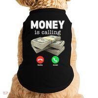 Funny Money Is Calling Dollar Cash Phone Screen Doggie Tank thumb 0