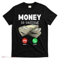 Funny Money Is Calling Dollar Cash Phone Screen T-Shirt thumb 0