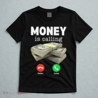 Funny Money Is Calling Dollar Cash Phone Screen T-Shirt thumb 5