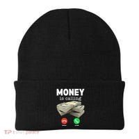 Funny Money Is Calling Dollar Cash Phone Screen Beanie thumb 0
