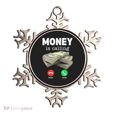 Funny Money Is Calling Dollar Cash Phone Screen Ornament
