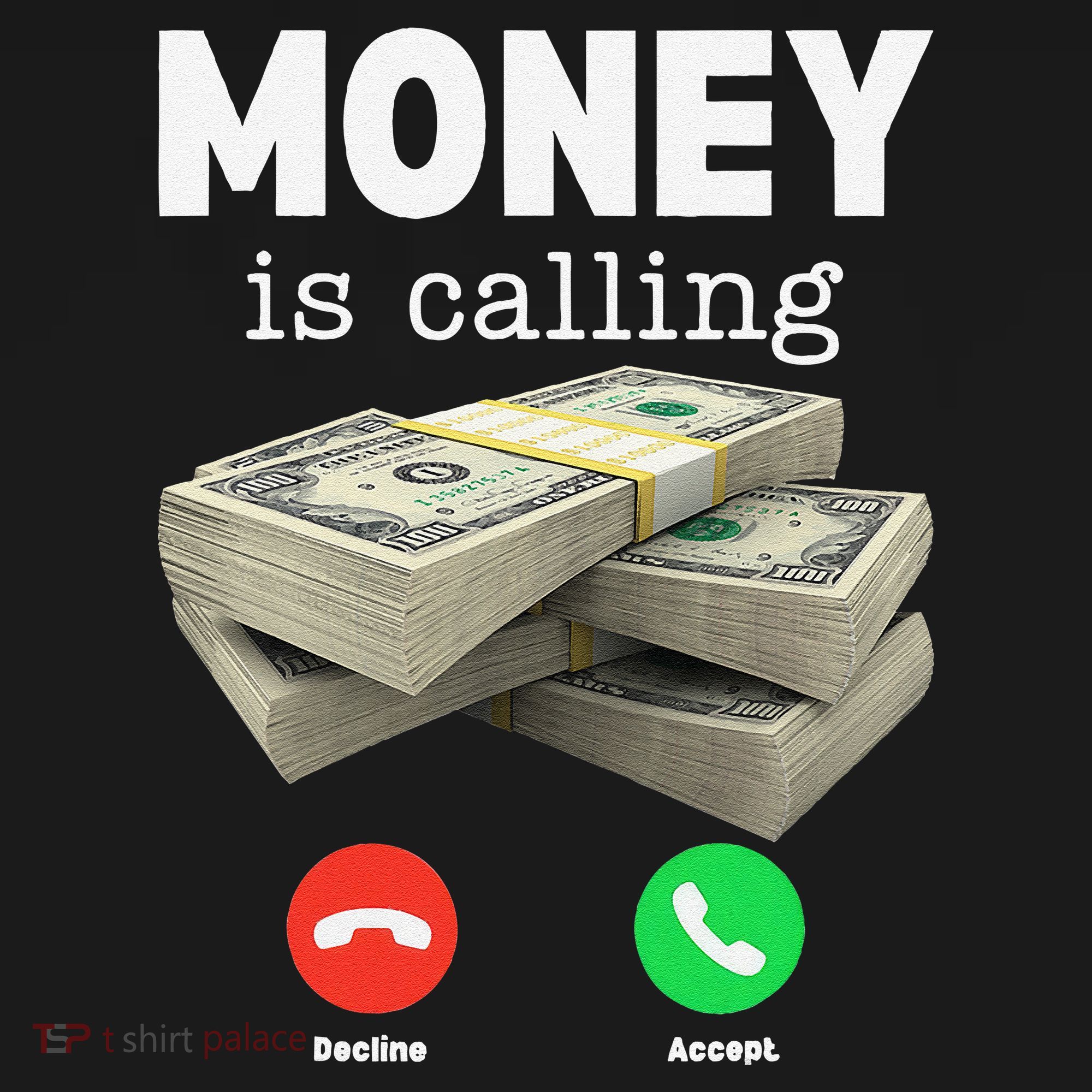 Funny Money Is Calling Dollar Cash Phone Screen Ornament