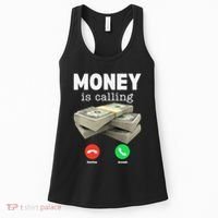 Funny Money Is Calling Dollar Cash Phone Screen Women's Tank Top thumb 0