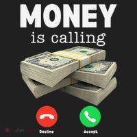 Funny Money Is Calling Dollar Cash Phone Screen Hat thumb 2