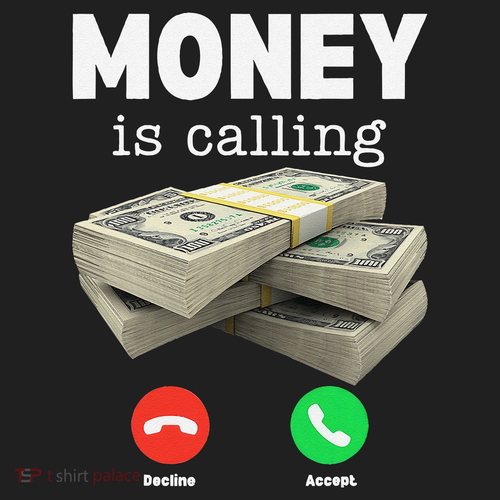 Funny Money Is Calling Dollar Cash Phone Screen Hat