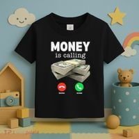 Funny Money Is Calling Dollar Cash Phone Screen Toddler T-Shirt thumb 3