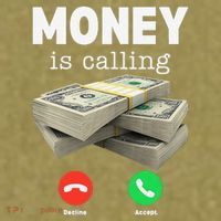 Funny Money Is Calling Dollar Cash Phone Screen Garment-Dyed Women's Muscle Tee thumb 6