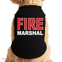 FIRE MARSHAL INVESTIGATOR COMMISSIONER FIREFIGHTER Doggie Tank thumb 0