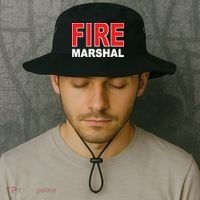 FIRE MARSHAL INVESTIGATOR COMMISSIONER FIREFIGHTER Bucket Hat thumb 2