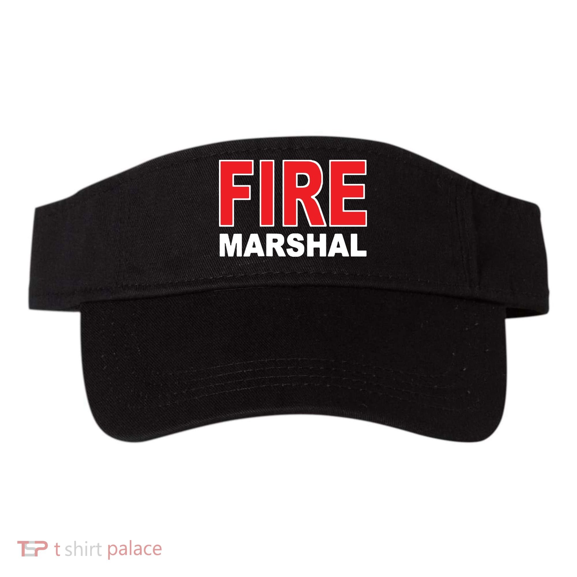 FIRE MARSHAL INVESTIGATOR COMMISSIONER FIREFIGHTER Visor
