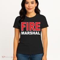 FIRE MARSHAL INVESTIGATOR COMMISSIONER FIREFIGHTER Women's T-Shirt thumb 4
