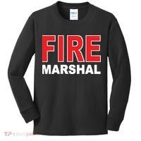 FIRE MARSHAL INVESTIGATOR COMMISSIONER FIREFIGHTER Kids Long Sleeve Shirt thumb 0