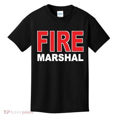 FIRE MARSHAL INVESTIGATOR COMMISSIONER FIREFIGHTER Kids T-Shirt