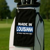 Funny Made In Louisiana A Long Long Time Ago Golf Towel thumb 2