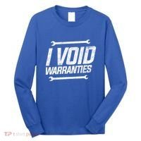 Funny Mechanics I Void Warranties Wrench Garage Gift Long Sleeve Shirt thumb 0