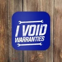 Funny Mechanics I Void Warranties Wrench Garage Gift Coaster thumb 0