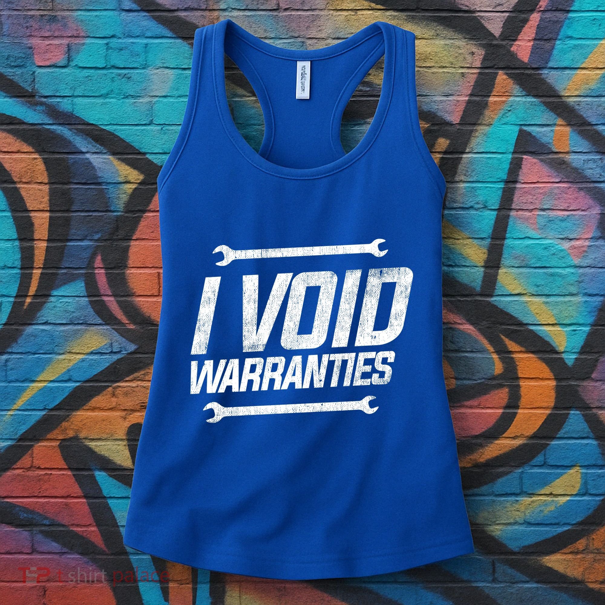 Funny Mechanics I Void Warranties Wrench Garage Gift Women's Tank Top
