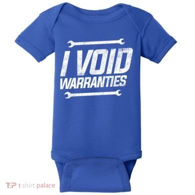 Funny Mechanics I Void Warranties Wrench Garage Gift Baby Bodysuit