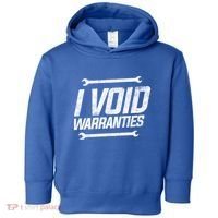 Funny Mechanics I Void Warranties Wrench Garage Gift Toddler Hoodie thumb 0