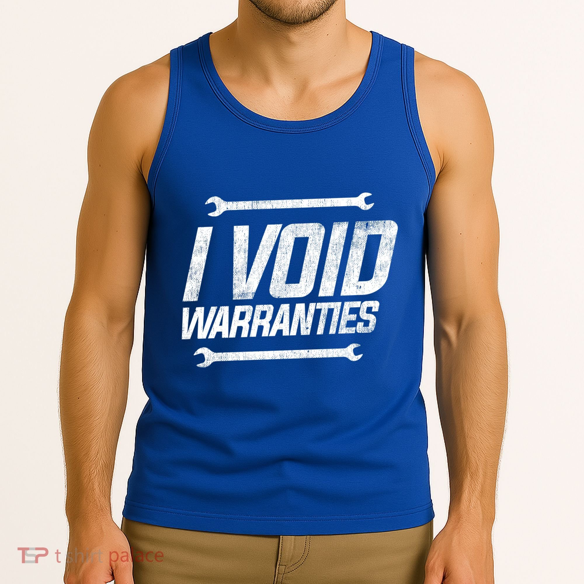 Funny Mechanics I Void Warranties Wrench Garage Gift Tank Top
