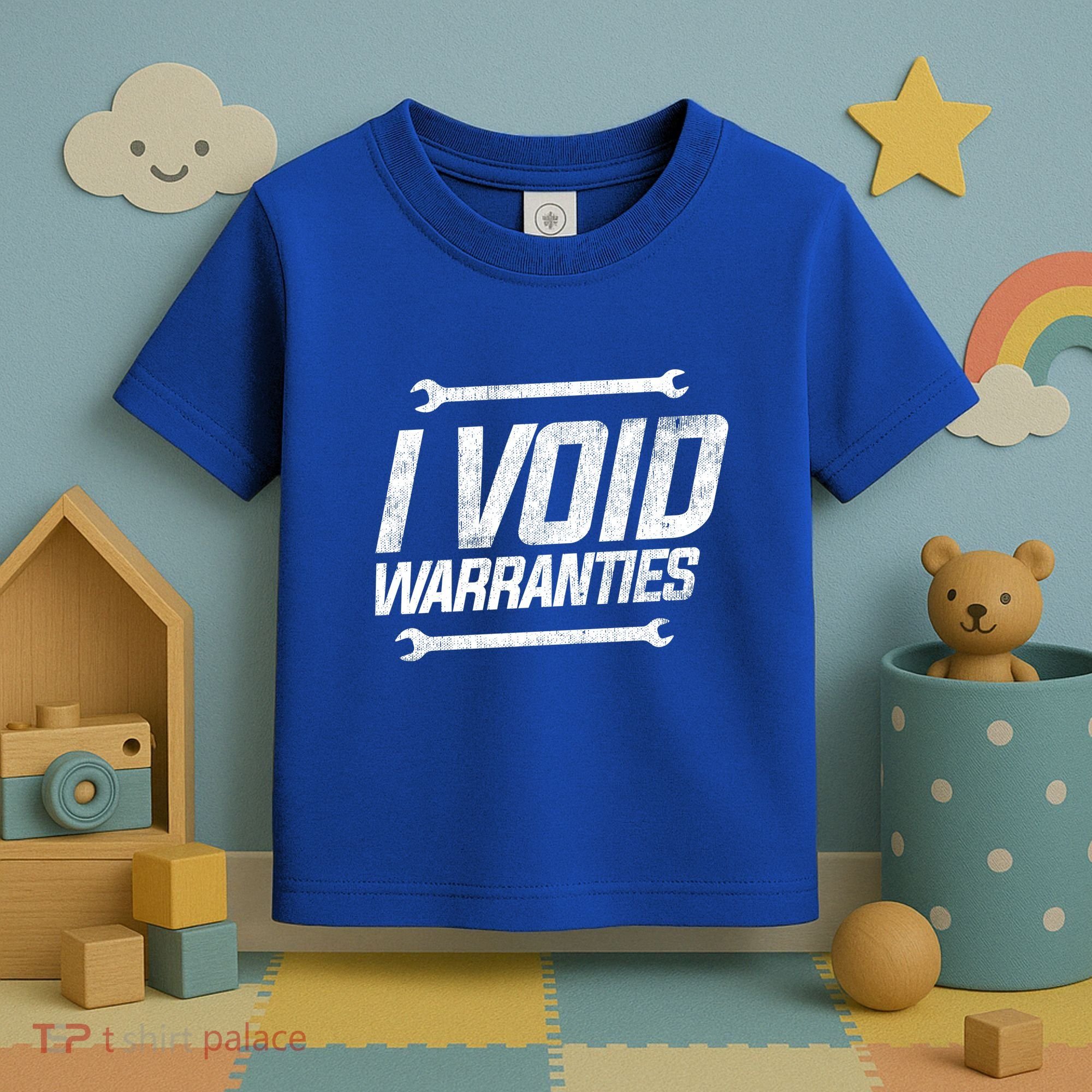 Funny Mechanics I Void Warranties Wrench Garage Gift Toddler T-Shirt