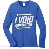 Funny Mechanics I Void Warranties Wrench Garage Gift Women's Long Sleeve Shirt thumb 0