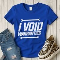 Funny Mechanics I Void Warranties Wrench Garage Gift Women's T-Shirt thumb 3