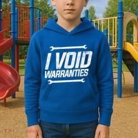 Funny Mechanics I Void Warranties Wrench Garage Gift Kids Hoodie thumb 2